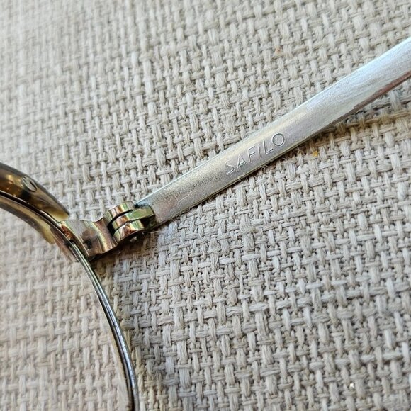 Vintage Safilo Women Glasses Frame Silver Tone 50[]18 135 Eyeglasses Eye Wear main image 10